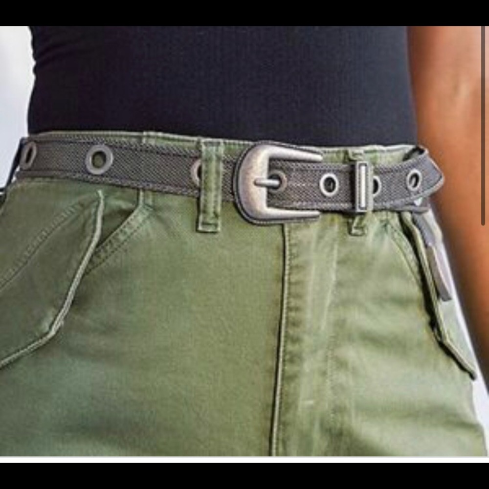 NEW Free People Western Chainmail Mesh Metal Belt